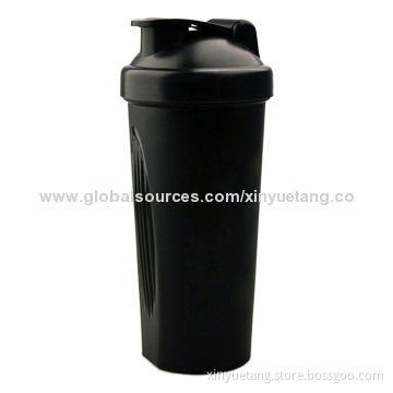Protein Shaker Bottles with Black Color, BPA Free